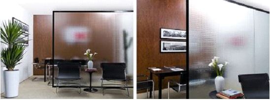 Divisória em vidro Quadrato